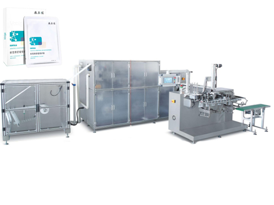 9.0 Kw पावर ऑटोमैटिक फेशियल मास्क मैन्युफैक्चरिंग मशीन फॉर फेशियल मास्क पैकिंग मशीन
