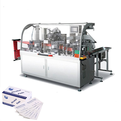 शराब पोंछे के लिए ओपीपी फिल्म 4 साइड सीलिंग पैकिंग मशीन Machine