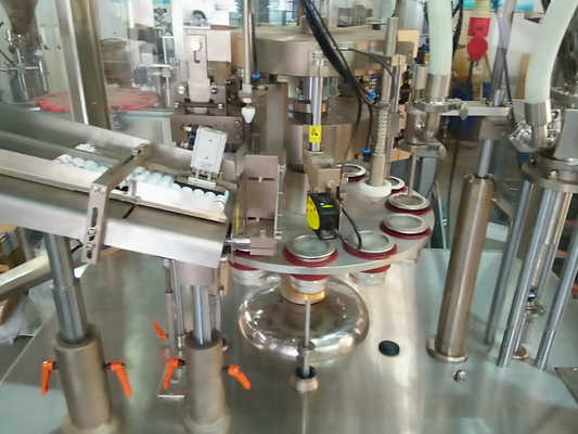 एल्युमीनियम टूथपेस्ट ट्यूब फिलिंग और सीलिंग मशीन प्लास्टिक 40/Min 200ml