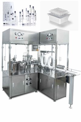 0.5-10ML के लिए स्वचालित प्रीफिल्ड सिरिंज फिलिंग मशीन, सटीकता ±1-2%, 1200-1600p/h, 380V/220V 50-60Hz