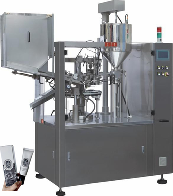 प्रेसिजन लेमिनेटेड एल्यूमीनियम नरम ट्यूब भरने सील मशीन गति 50-75pcs/Min