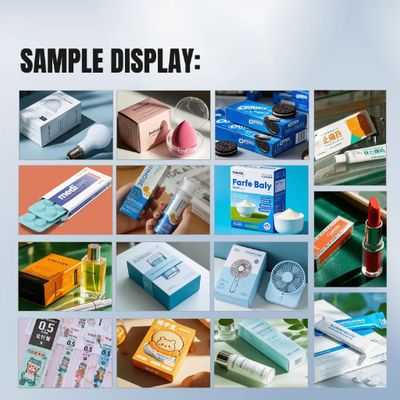 स्वचालित खाद्य कुकी स्नैक बॉक्स कार्टनिंग मशीन बॉक्स पैकिंग मशीन