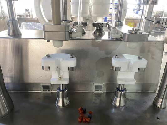 डेस्कटॉप वायल और प्री-फिल्ड सिरिंज फिलिंग मशीन लैमिनार फ्लो हुड के साथ