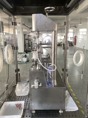 डेस्कटॉप वैक्यूम सिरिंज फिलिंग प्लगिंग मशीन पीएलसी के साथ