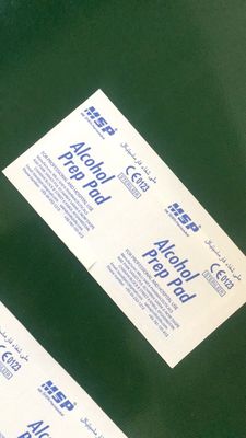 शराब तैयारी पैड पैकिंग मशीन क्षैतिज 4 साइड सील 300-500L / मिनट