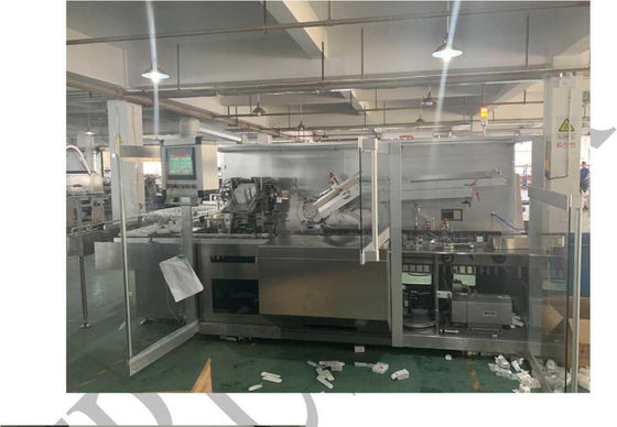 AISI304 स्वचालित कार्टनिंग मशीन 120 बॉक्स / न्यूनतम Encasing