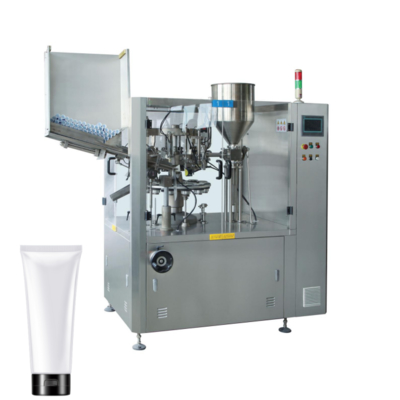 स्वचालित लेमिनेट ट्यूब भरने की मशीन 50-75pcs/min टच स्क्रीन