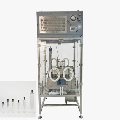 डेस्कटॉप वैक्यूम सिरिंज फिलिंग प्लगिंग मशीन पीएलसी के साथ